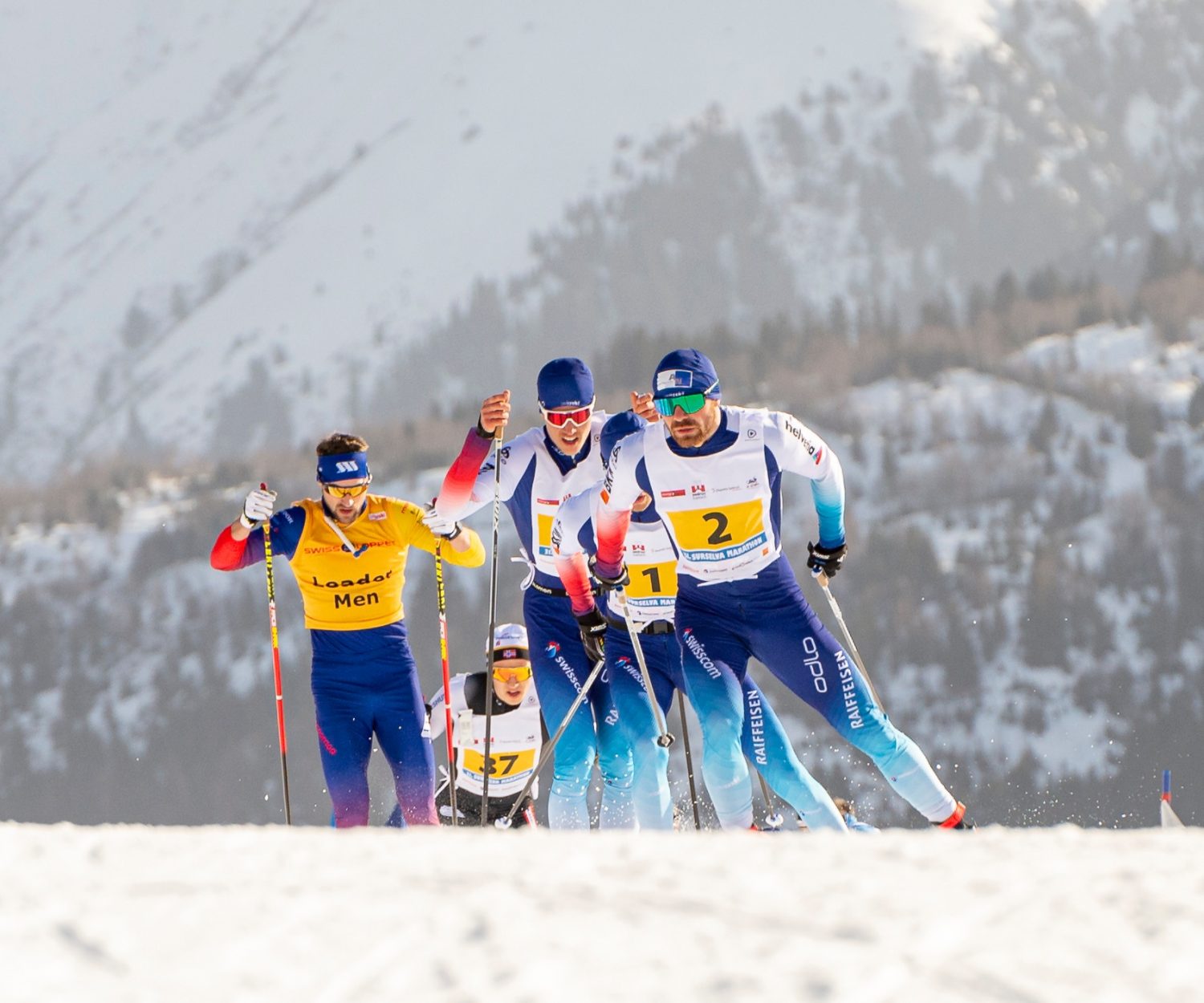 Nr. 2, Danuser Dajan, 1996, (SUI). Surselva Marathon, Volksskilanglauf, 26.01.2020 in Sedrun, Switzerland. Photo: Urs Steger / © 2020 www.stegerfotografie.ch. Alle Rechte vorbehalten.